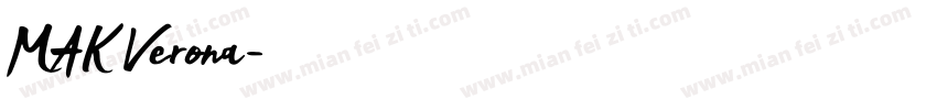MAK Verona字体转换